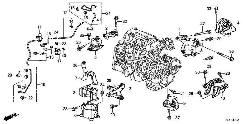 Accord 2013 Engine Mountings Accord 2013 Engine Mountings
