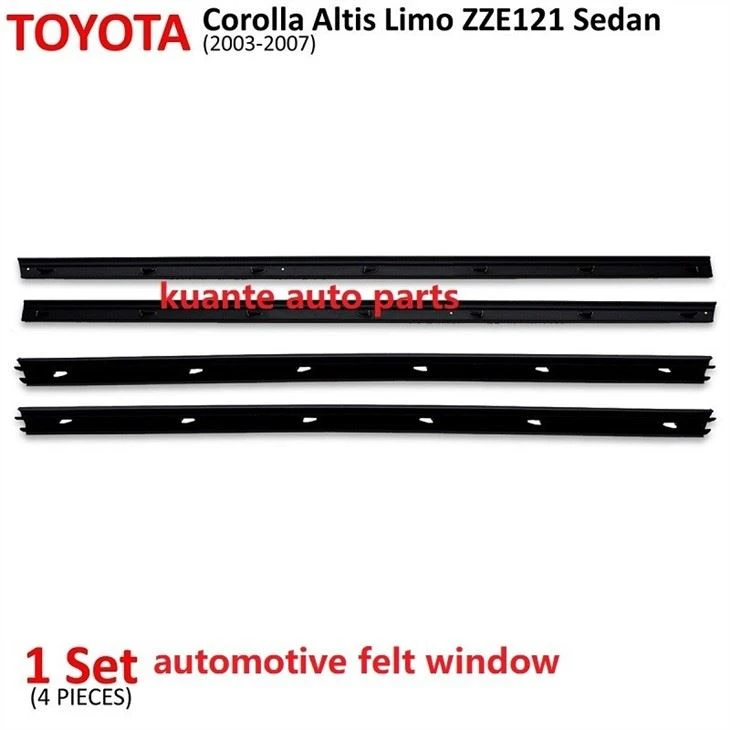 automotive felt window seal weatherstrip