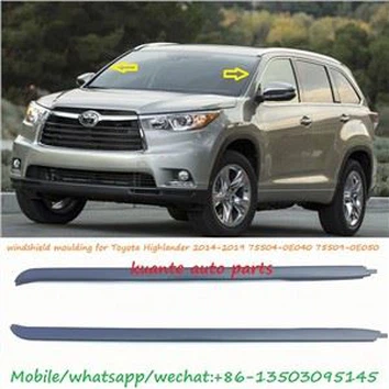 قالب گیری شیشه جلو جلو برای تویوتا هایلندر 2015 75504-0E040 75509-0E050